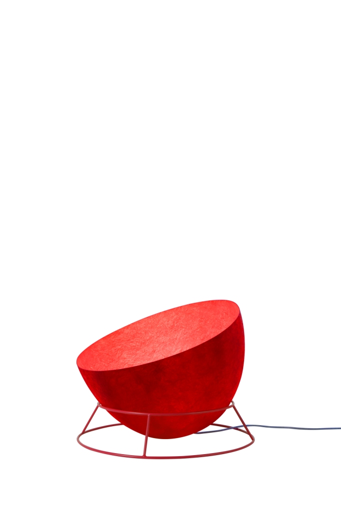 Floor Lamp H2O F Nebulite In-Es Artdesign Collection Luna Color Red Size 27,5 Cm Diam. 46 Cm